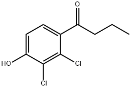 1-(2,3-DICHLORO-4-HYDROXYPHENYL)BUTAN-1-ONE|1-(2,3-DICHLORO-4-HYDROXYPHENYL)BUTAN-1-ONE