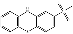 2-(甲基磺酰基)-10H-吩噻嗪, 23503-68-6, 结构式