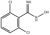 2,6-DICHLORO-N'-HYDROXYBENZENECARBOXIMIDAMIDE Struktur