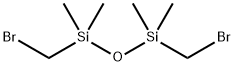 1,3-ビス(ブロモメチル)-1,1,3,3-テトラメチルプロパンジシロキサン 化学構造式