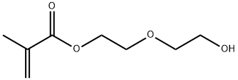 DIETHYLENE GLYCOL MONO-METHACRYLATE 化学構造式