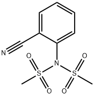 2-[Bis(Methylsulfonyl)aMino]benzonitrile Structure
