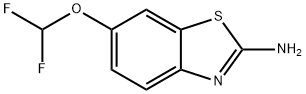 2-Benzothiazolamine,6-(difluoromethoxy)-(9CI) Structure