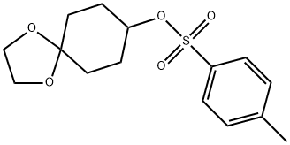 1,4-ジオキサスピロ[4.5]デカン-8-オール4-メチルベンゼンスルホナート 化学構造式