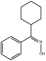 (Z)-シクロヘキシルフェニルケトンオキシム 化学構造式