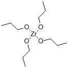 テトラプロポキシジルコニウム(IV) 化学構造式