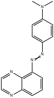 5-[[p-(Dimethylamino)phenyl]azo]quinoxaline Structure