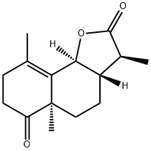 [3S-(3Α,3AΑ,5AΒ,9BΒ)]-3A,5,5A,7,8,9B-六氢-3,5A,9-三甲基-萘并[1,2-B]呋喃-2,6(3H,4H)-二酮 结构式