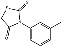 3-(3-METHYLPHENYL)-2-SULFANYLIDENE-THIAZOLIDIN-4-ONE, 23522-38-5, 结构式