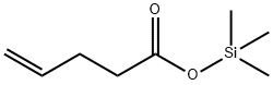 4-ペンテン酸トリメチルシリル 化学構造式