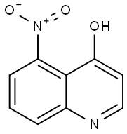 4-HYDROXY-5-NITROQUINOLINE Struktur