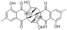 (+)-ルグロシン 化学構造式