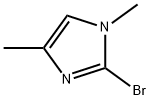 2-ブロモ-1,4-ジメチル-1H-イミダゾール 化学構造式