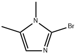 2-ブロモ-1,5-ジメチル-1H-イミダゾール 化学構造式
