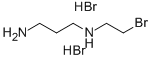 N-(2-ブロモエチル)-1,3-プロパンジアミン二臭化水素酸塩 化学構造式