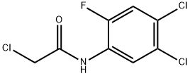 2'-フルオロ-2,4',5'-トリクロロアセトアニリド 化学構造式