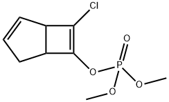 りん酸7-クロロビシクロ[3.2.0]ヘプタ-2,6-ジエン-6-イルジメチル 化学構造式