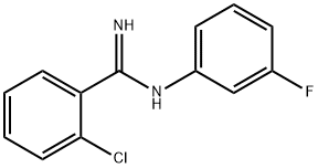 o-클로로-N-(m-플루오로페닐)벤즈아미딘