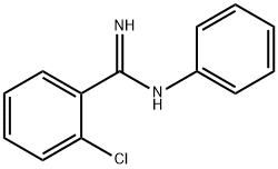 o-クロロ-N-フェニルベンズアミジン 化学構造式