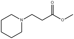 METHYL 3-(PIPERIDIN-1-YL)PROPANOATE Struktur