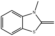 2,3-DIHYDRO-3-METHYL-2-METHYLENEBENZOTHIAZOLE  Struktur