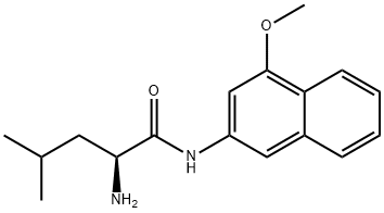 L-LEUCINE 4-METHOXY-B-NAPHTHYLAMIDE*FREE  BASE Structure