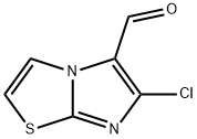 6-CHLOROIMIDAZO[2,1-B]THIAZOLE-5-CARBOXALDEHYDE Struktur