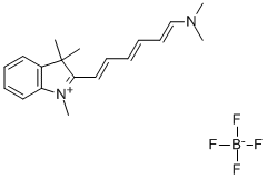 235781-92-7 2-[(1E,3E,5E)-6-(二甲基氨基)-1,3,5-己三烯基]-1,3,3-三甲基-3H-吲哚四氟硼酸盐