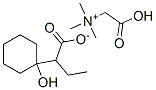 (carboxymethyl)trimethylammonium alpha-ethyl-1-hydroxycyclohexaneacetate Structure