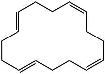 1,5,9,13-Cyclohexadecatetrene 结构式