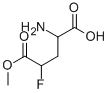 2-アミノ-4-フルオログルタル酸5-メチル 化学構造式