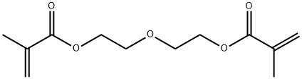 Diethylene glycol dimethacrylate Struktur