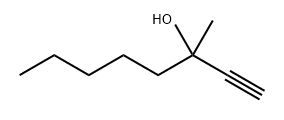 3-甲基-1-辛炔-3-醇,23580-51-0,结构式