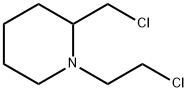 (beta-chloroethyl)-2-chloromethylpiperidine|