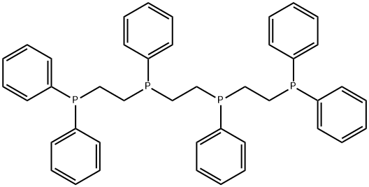 1,2-エタンジイルビス(フェニルホスフィニデン)ビス(2,1-エタンジイル)ビス(ジフェニルホスフィン) 化学構造式
