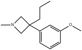 3-(m-Methoxyphenyl)-1-methyl-3-propylazetidine Structure