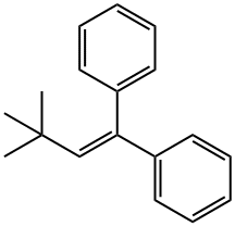 1,1'-(3,3-ジメチル-1-ブテニリデン)ビスベンゼン 化学構造式