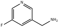 3-(アミノメチル)-5-フルオロピリジン 化学構造式