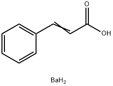 ビス(3-フェニルプロペン酸)バリウム 化学構造式