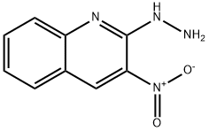 2-hydrazino-3-nitroquinoline 结构式