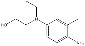 2-(4-amino-N-ethyl-m-toluidino)ethanol  Structure