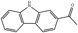 1-(9H-カルバゾール-2-イル)エタノン 化学構造式