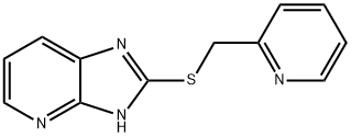 1H-IMIDAZO[4,5-B]PYRIDINE,2-[(2-PYRIDINYLMETHYL)THIO]- Structure