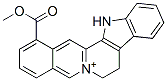 8,13-Dihydro-1-(methoxycarbonyl)-7H-benz[g]indolo[2,3-a]quinolizin-6-ium|