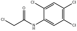 2-クロロ-N-(2,4,5-トリクロロフェニル)アセトアミド 化学構造式