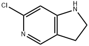 6-Chloro-2,3-dihydro-1H-pyrrolo[3,2-c]pyridine Structure