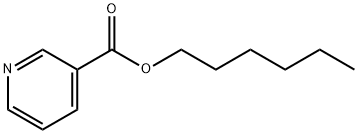 ニコチン酸ヘキシル 化学構造式