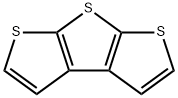 ジチエノ[2,3-B:3',2'-D]チオフェン 化学構造式