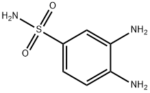 3,4-ジアミノベンゼンスルホンアミド 化学構造式