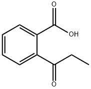 苯甲酸,2-(1-氧代丙基)- 结构式